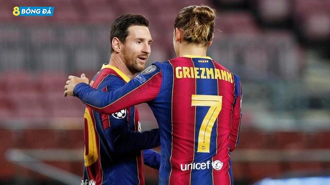 Mối quan hệ giữa Messi và Griezmann chưa bao giờ được cho là tốt đẹp