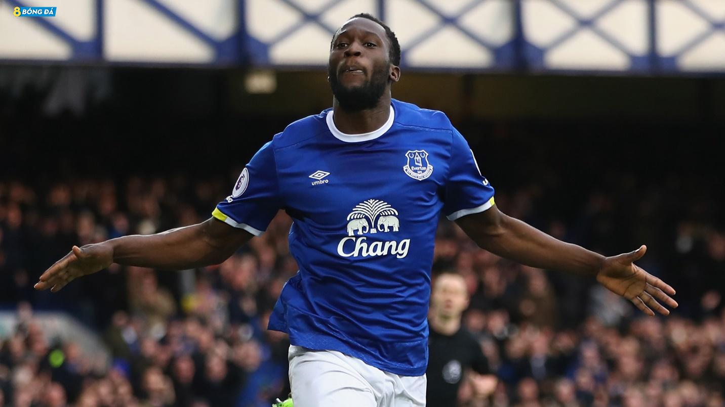 Lukaku trong màu áo Everton