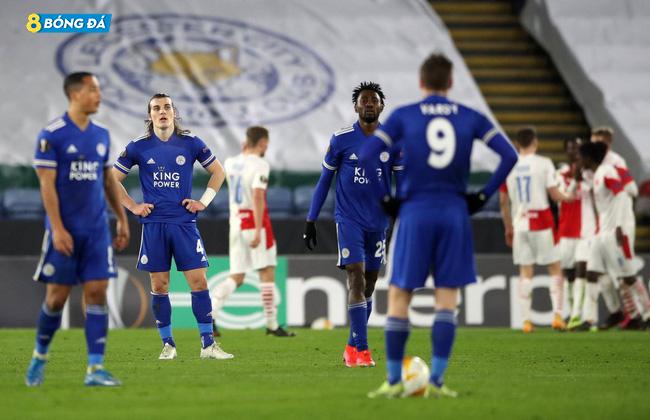 Thua sốc trước đội bóng 'dưới cơ', Leicester dừng bước ở Europa League