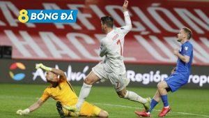 Morata mở tỷ số cho Tây Ban Nha