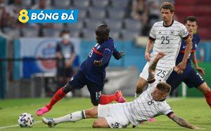 Pháp vs Đức đã cống hiến một trận đấu đầy căng thẳng