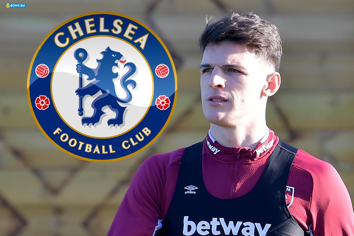 Declan Rice đang là mục tiêu của Chelsea