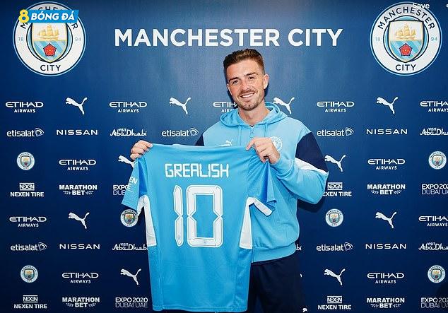Jack Grealish vừa gia nhập Man City với giá 100 triệu bảng