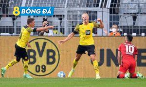 Haaland lập ngay cú đúp trong ngày ra quân Bundesliga