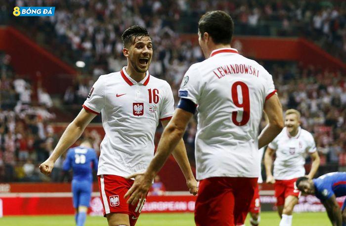 Lewandowski kiến tạo giúp Ba Lan giành 1 điểm ở những phút cuối cùng