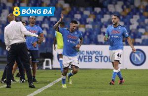 Napoli là đội duy nhất ở 5 giải đấu hàng đầu châu Âu có thành tích thắng 100%