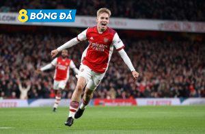 Smith Rowe nâng tỷ số lên 3-0 cho Arsenal ở phút 56