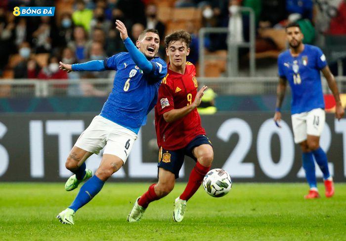Verratti có màn trình diễn dưới sức trong trận thua Tây Ban Nha