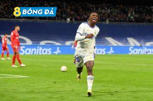 Vinicius Junior càng chơi càng hay trong màu áo Real Madrid