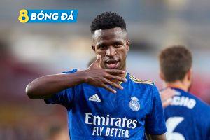 Vinicius Junior đang thi đấu đầy thăng hoa trong màu áo Real Madrid