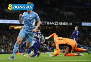 Kevin de Bruyne đóng góp cú đúp cho Man City