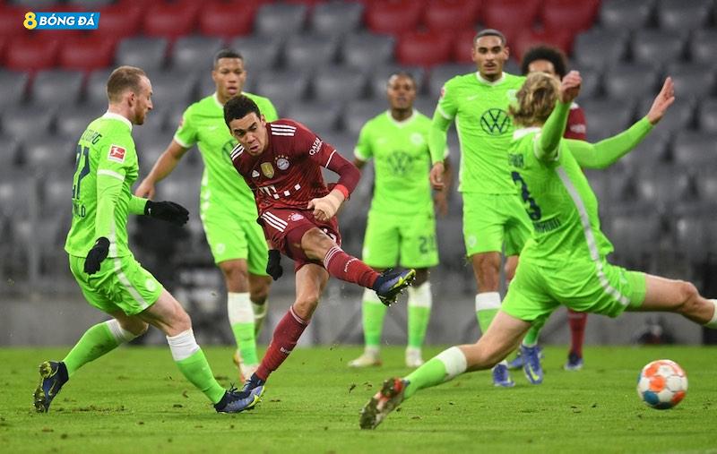 Bayern có trận đấu vùi dập Wolfsburg