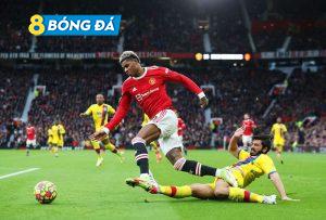 MU đã gây lên nhiều sức ép trong hiệp một trước Crystal Palace