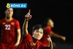 Tiền vệ Nguyễn Hoàng Đức của Việt Nam