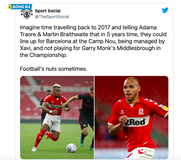 Barca đã cầu thủ đến từ Championship của nước Anh