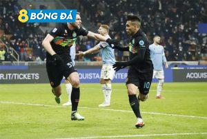 Inter đã trở lại với ngôi đầu Serie A sau trận thắng Lazio