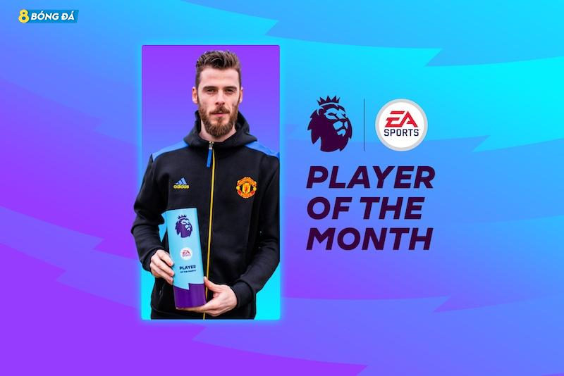 De Gea là cầu thủ hay nhất Ngoại hạng Anh của tháng 1
