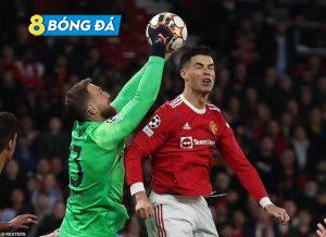 Một trong những nỗ lực bất thành của Ronaldo trước Atletico