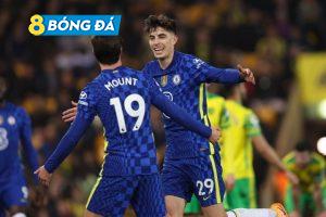 Mount và Havertz mỗi người có 1 bàn thắng và 1 kiến tạo.