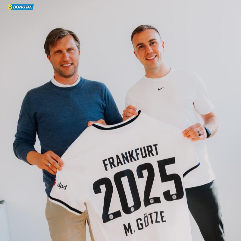 Gotze chính thức trở lại Frankfurt khoác áo Frankfurt