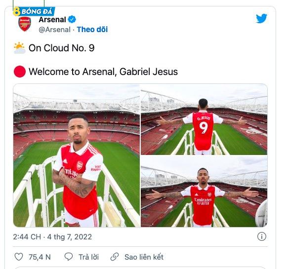 Arsenal chính thức sở hữu Jesus