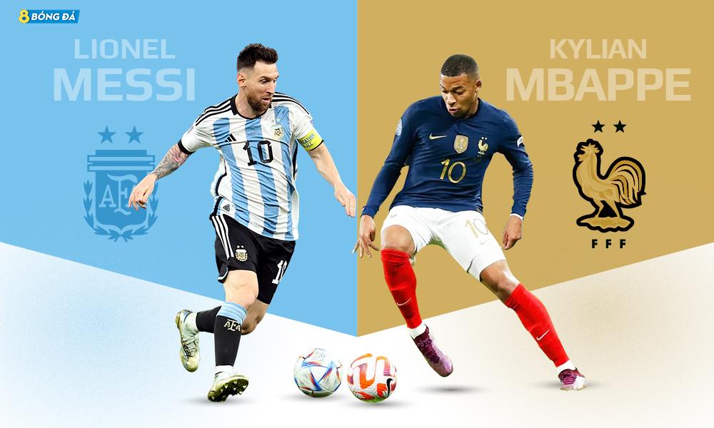 Chỉ số so sánh Kylian Mbappe và Lion Messi