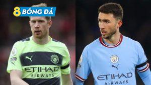 De Bruyne và Laporte đã không thể tham gia tập luyện bình thường