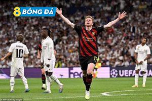 De Bruyne gỡ hòa 1-1 ở phút 67